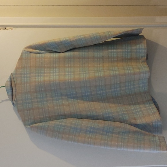 Vintage Plaid Blazer - Picture 4 of 4